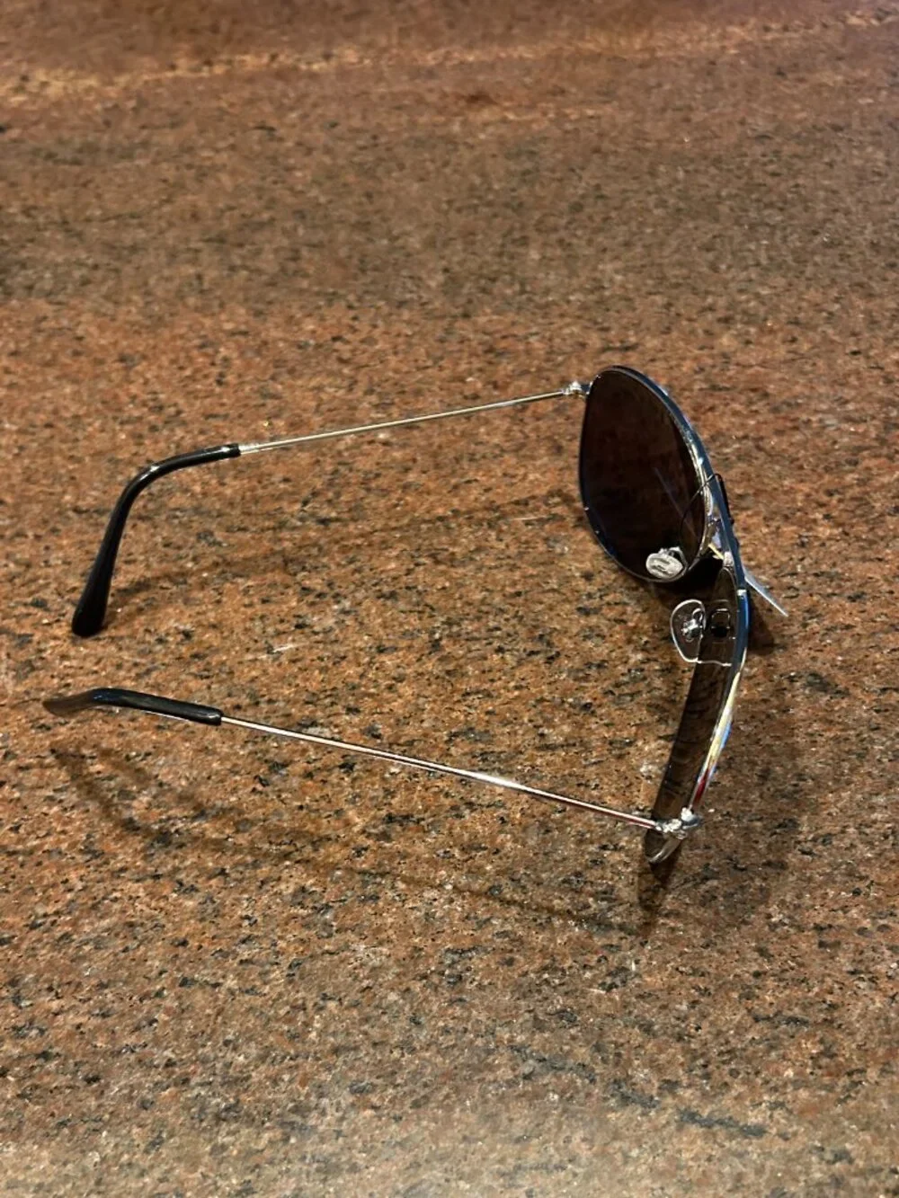 Mirrored Silver Rims Sunglasses - NWT